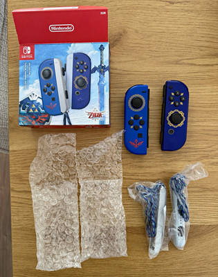 Nintendo Joy-Con Controller Set L/R für Switch, Zelda-Design, Blau/Lila