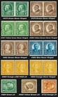 19-Stamp Set of Bureau COILS & IMPERFS with Eight Pairs! All Mint, Most NH. — photo 1