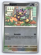 Aipom 078/094 Common Phantasmal Flames Pokemon Reverse Holo Lightly Played