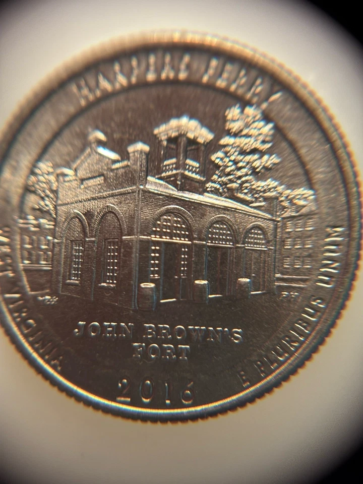 2016-D  Washington Quarter Coin  HARPERS FERRY, West Virginia  John Brown's Fort - Image 4 of 4