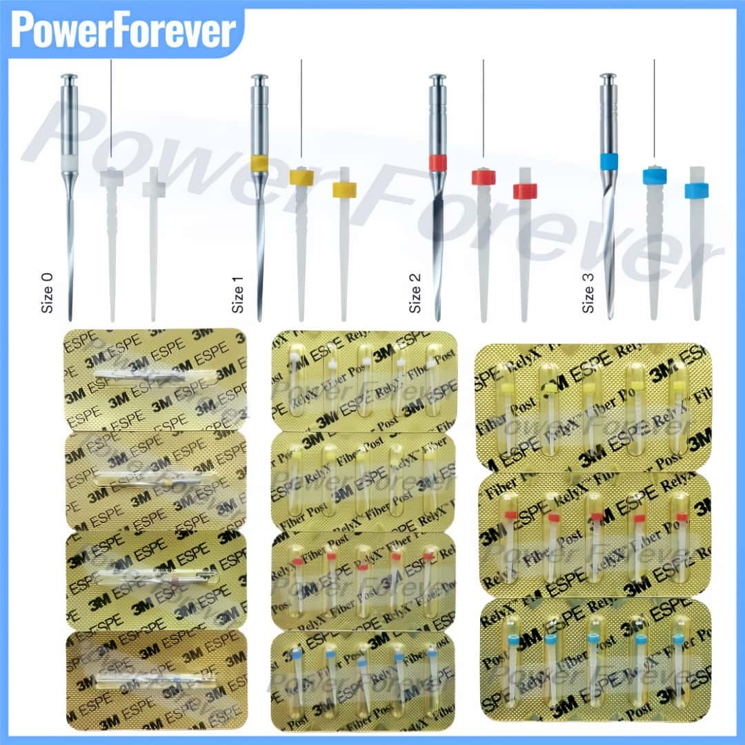 Dental Glass Fiber Post Endo Drill Root Canal Posts Fits 3M 3D ESPE RelyX