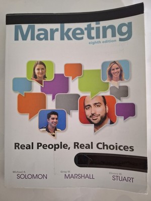 Marketing: Real People Real Choices (Pearson, 8th Ed) Used Textbook