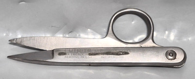 Vtg Cutrite / J. Eberly, Reading, Pa.  Thread Snips Sewing Scissors Steel, USA