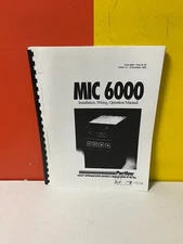 Partlow MIC 6000 Instrument Installation, Wiring, Operation Manual