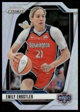 Emily Engstler 2024 Panini Prizm WNBA #67 Silver Prizms Washington Mystics