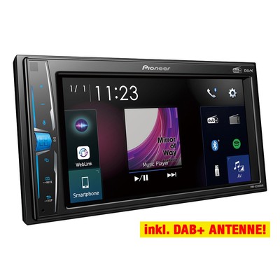 PIONEER 2-DIN DMH-A3300DAB Auto Radioset für FIAT Ducato 3 (250/290) - 2006-2020