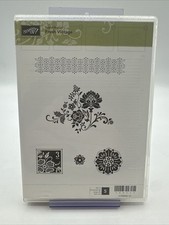 Stampin' Up UnMounted Rubber Stamp Set FRESH VINTAGE Floral Flower Bouquet Stamp