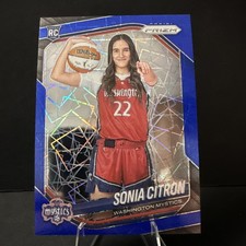 Sonia Citron Rookie #148 Panini 2025 Prizm WNBA Variation Blue Velocity Mystics