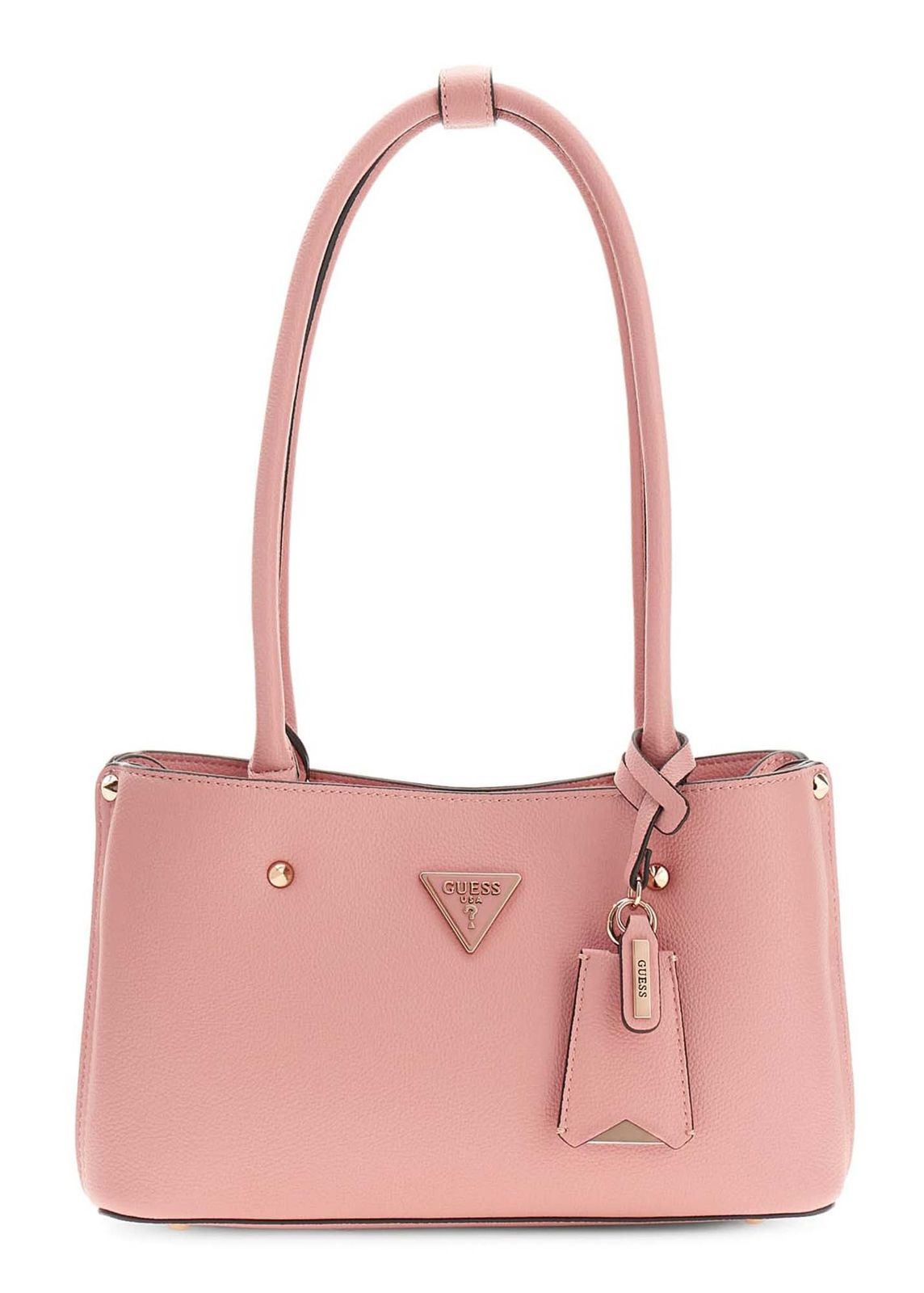 GUESS shoulder bag Meridian II Shoulder Satchel Bag Coral Pink