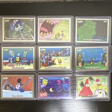 Topps SpongeBob SquarePants 75th Anniversary 2025 Lot Of 9