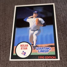 1990 Starting Lineup Nolan Ryan Card Only 