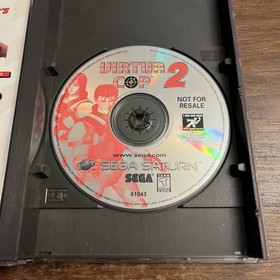Virtua Cop 2 (Sega Saturn) Game & Manual - Tested - Authentic