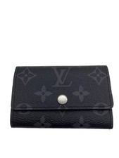 LOUIS VUITTON Multicles 6 Monogram Eclipse PVC Black All-over Pattern Men's M826