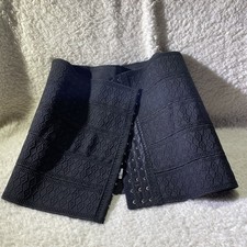 Waist Trainer Corset Style in Black - Hook Eye Closures Adjustable Size Large