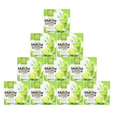 Slinmy 3in1 Instant Matcha Latte 10x161g Grüntee Matcha Latte Pulver Grüner Tee 