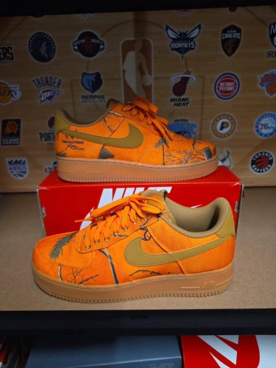 Nike Realtree x Air Force 1 Low Orange Camo | eBay