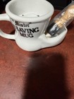 NEW Mister Shaving Mug Boot White Porcelain Mustache Cup Shaving Brush Rubberset — photo 3