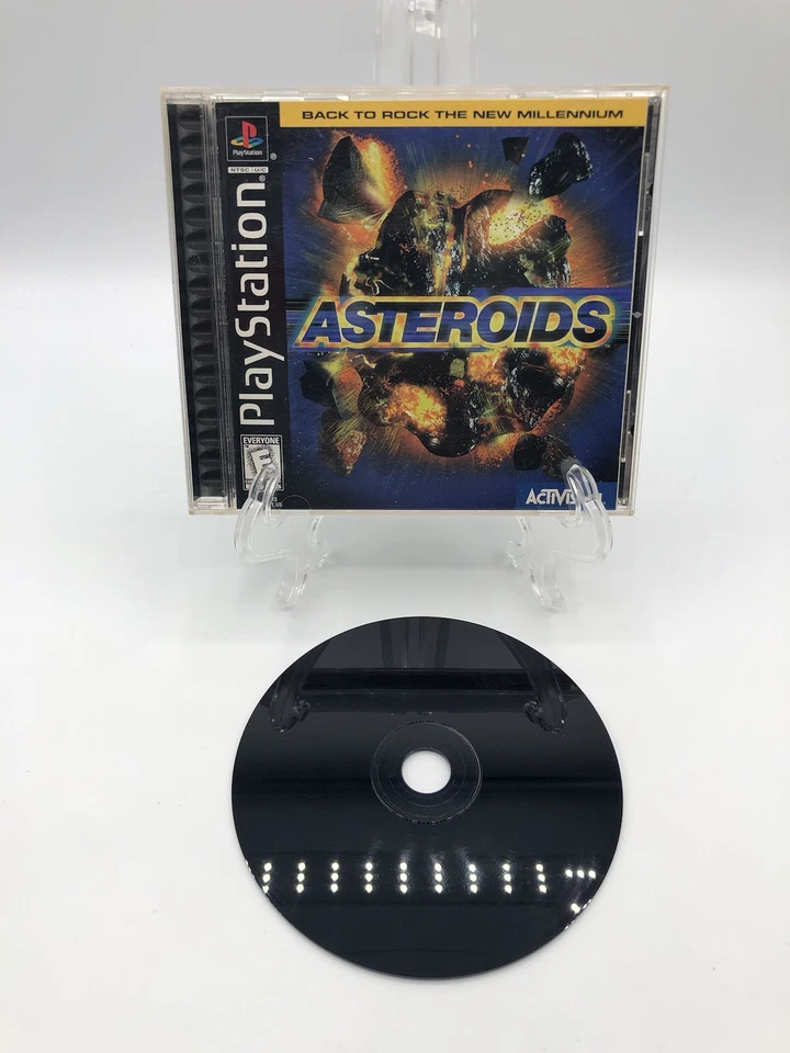 Asteroids (Sony PlayStation 1, 1998) PS1 CIB Complete w/ Manual Reg Card Tested - Image 4 of 4