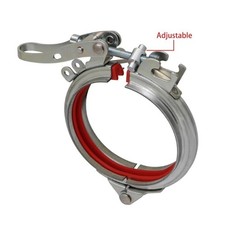 Per Fermatubo Sicuro con Fodera in Gomma Acciaio Zincato per Uso Automotive