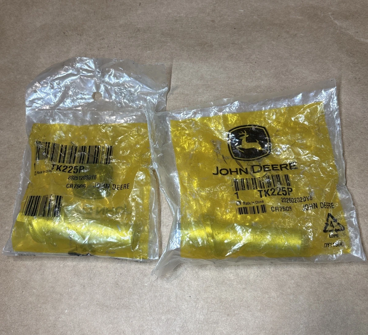 2x John Deere TK225P Bucket Tooth Retention Pin Excavators Loaders 310K 325K 35 photo 2