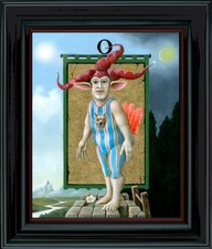 Hanjo Schnug - Surrealismus - Phantast. Realismus -  "Die Erste Karte"