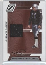 2005 Donruss Zenith Z-Jerseys Sebastian Janikowski #Z-68 0v1