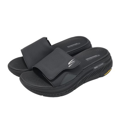 Skechers Max Cushioning Premier 2.0 Sandal Black Men Slip On Sandal 229215-BBK