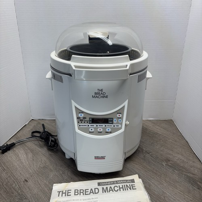 #ad WELBILT Bread Maker The Bread Machine ABM 100 4 White Dome Top 2 Lb $74.99
