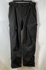 Gerry Męskie spodnie cargo outdoorowe czarne prosta nogawka rozmiar M