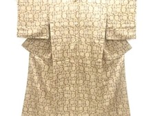 7619623: JAPANESE KIMONO / ANTIQUE KIMONO / TAISHO ROMAN STYLE / SILK / JODAI T