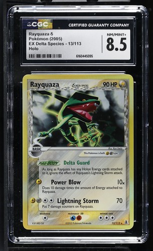 Rayquaza δ graded CGC 8.5 for sale on eBay