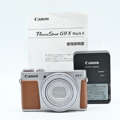 Canon PowerShot G9X Mark II Silber Digitalkamera mit Box [Near Mint]