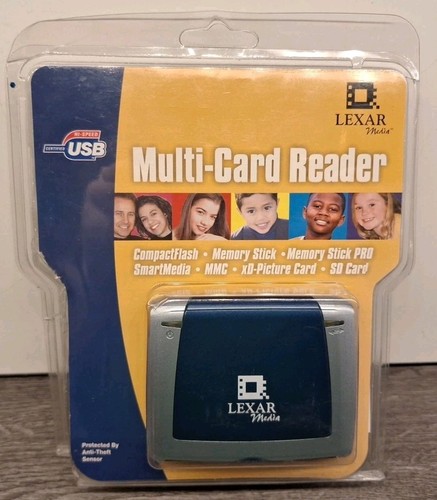 Lexar Media RW018 USB 2.0 6-in-1 480Mbps High Speed Multi-Card Reader Open Box - Picture 1 of 3
