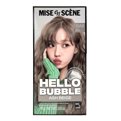 Mise en scene Hello Bubble Foam Hair Color 10AB Ash Beige