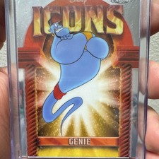 Topps Icons Disney Aladdin 2-Card Lot Genie DI-30 & Abu FF-13 (2025)