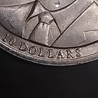 Silver Liberia 2000 10 Dollars John F. Kennedy Jr. Memorial 1960-1999 — photo 6