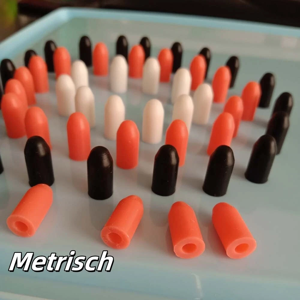 100 Stück Spritzenkappen Aus Kunststoff – Dicht, Bruchfest, Verschiedene Farben & Typen, Für Industrie, Handwerk & Medizin