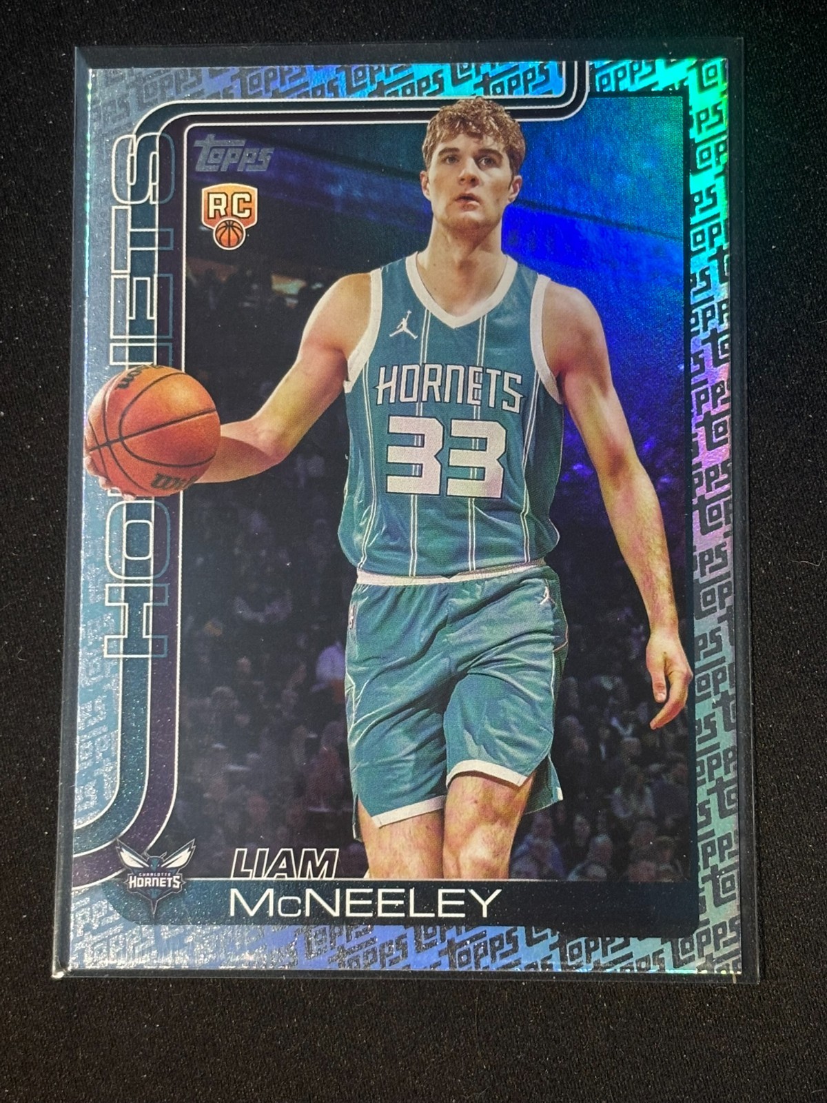 2025-26 Topps - Liam McNeeley #229 Topps Foil Pattern