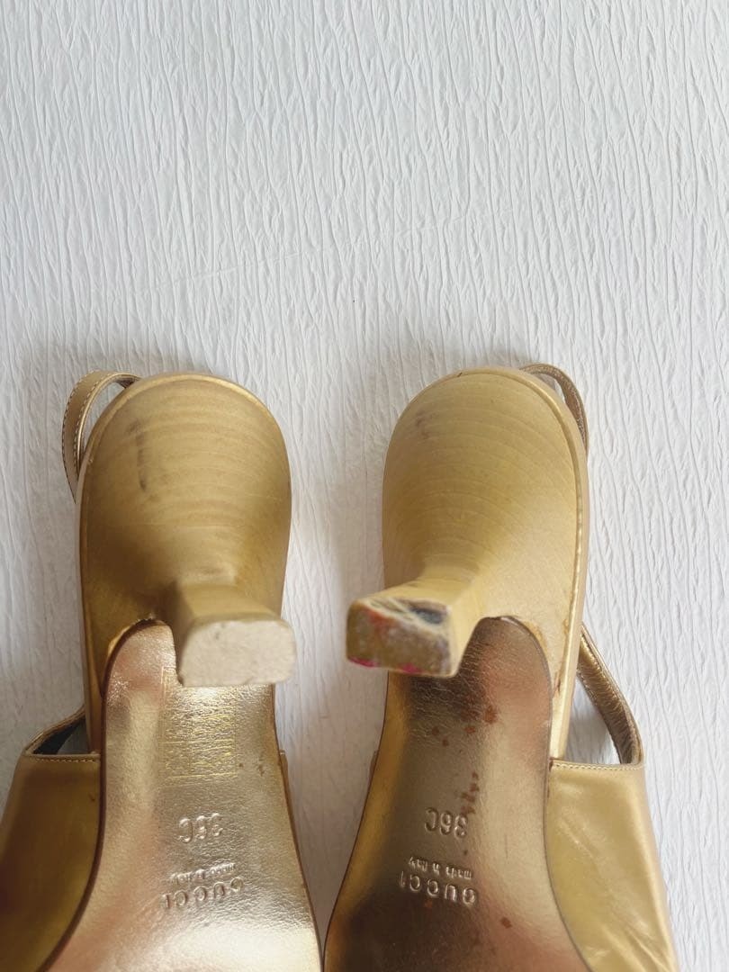 GUCCI by Tom Ford 2000 Tiger Iconic Mules Size 36 Leather Vintage Womens Japan thumbnail 8