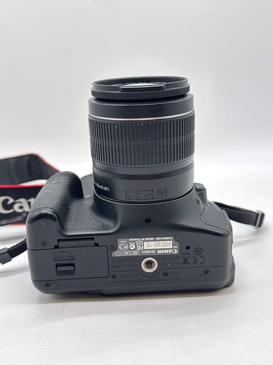Canon EOS 600D 18.0MP Digital SLR Camera with Canon EF-S 18-55mm