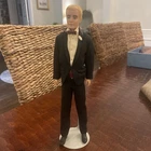 Barbie-Blonde Flock Hair Ken in Tuxedo #787 (1961-65)