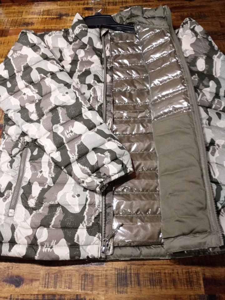 NEW 2025 Columbia Men's POWDER LITE 2 PRINTED Winter Jacket Omni-Heat SZ Large - Image 3 of 4