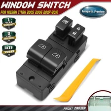 Front Driver Power Window Switch for Nissan TITAN 2005-2010 Extended Cab Pickup