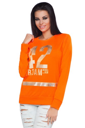 Womens Pullover 42 Print Jumper Active Casual Top Blouse Sweater Size 8-12 1976 - Picture 9 of 11