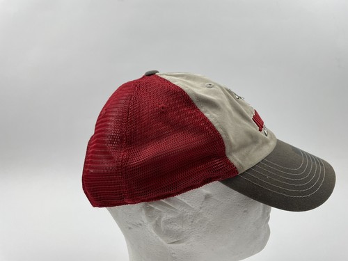 JOSHUA TREE National Park Red Beige Mesh Adjustable Trucker Hat Bighorn Sheep - Picture 6 of 11