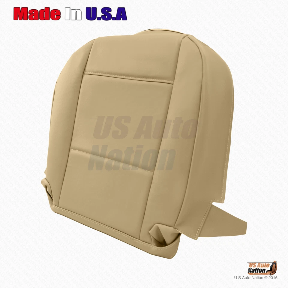 Cubierta de asiento de cuero inferior del conductor para BMW 325I en tostado 2001 2002 2003 2004 2005 Foto 3 de 4