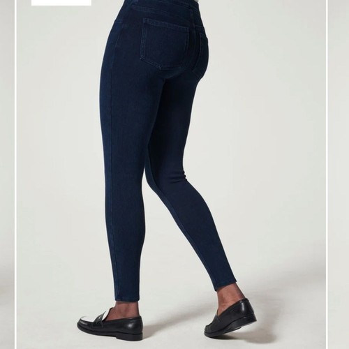 SPANX Jean-ish Ankle Leggings in Twilight Rinse Size Medium - Picture 4 of 16