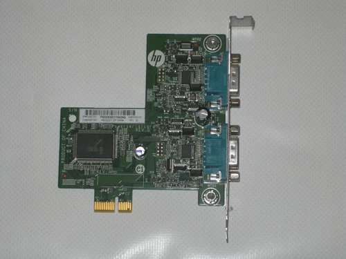 HP SPS Dual Port Seriell Adapter Karte - PN 638947-001 / 632852-001 - PCIe x1