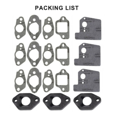 #ad Carburetor Insulator Gasket Set For Honda GCV160 GCV190 16211 ZL8 000 Parts $8.64