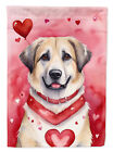 Anatolian Shepherd Dog My Valentine Flag Garden Size Dac5267Gf